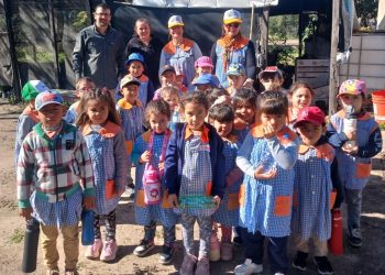 VILLA OCAMPO: NIÑOS DEL JARDÍN 78 VISITARON EL VIVERO INCLUSIVO MUNICIPAL.