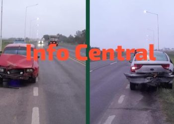 CHOQUE ENTRE DOS VEHÍCULOS EN SAN ANTONIO DE OBLIGADO.