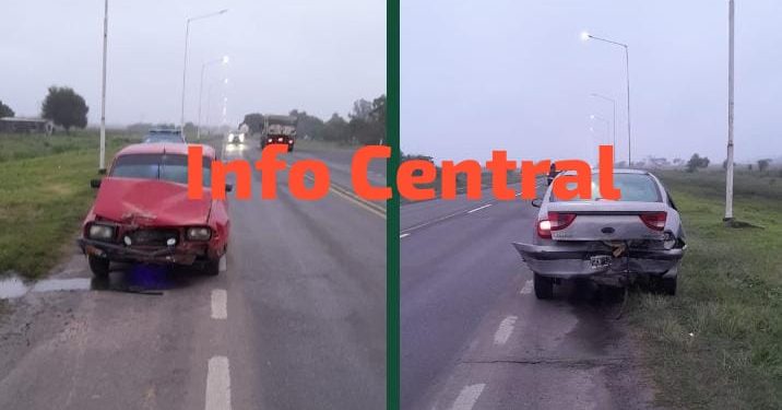 CHOQUE ENTRE DOS VEHÍCULOS EN SAN ANTONIO DE OBLIGADO.