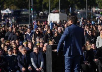 Pullaro: “Tenemos que volver a una Nación federal y que los recursos del interior vuelvan en las obras que necesitamos”.