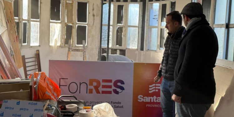 VILLA OCAMPO: SE REFACCIONA LA SEDE DEL SIES 107.