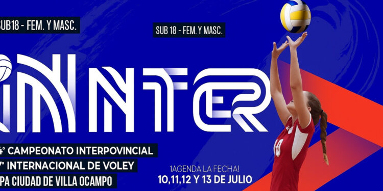 Lanzamiento oficial del 34° Campeonato Interprovincial y 27° Internacional de Vóley.