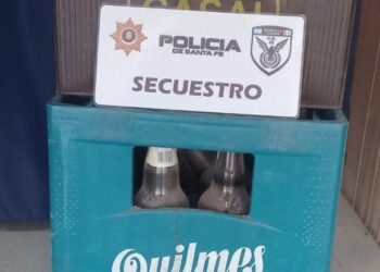  Secuestran cajones de cerveza sin justificar en Las Toscas: dos personas fueron identificadas.