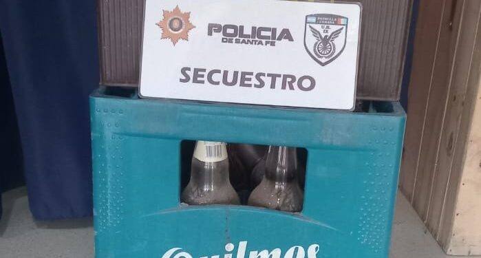  Secuestran cajones de cerveza sin justificar en Las Toscas: dos personas fueron identificadas.