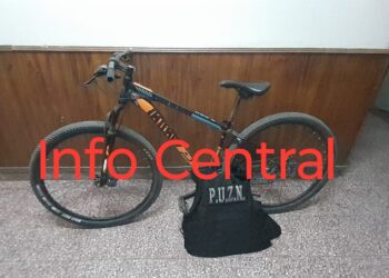 LAS TOSCAS: APREHENDIDO CON BICICLETA ROBADA.