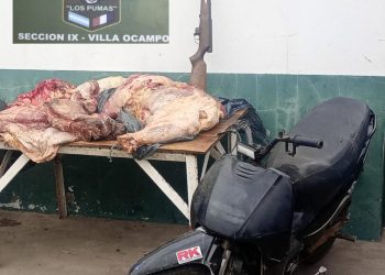 DGSR “Los Pumas” Villa Ocampo, esclarecieron un hecho de Abigeato. 