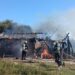 Incendio en una vivienda de San Antonio de Obligado: solo se registraron pérdidas materiales.