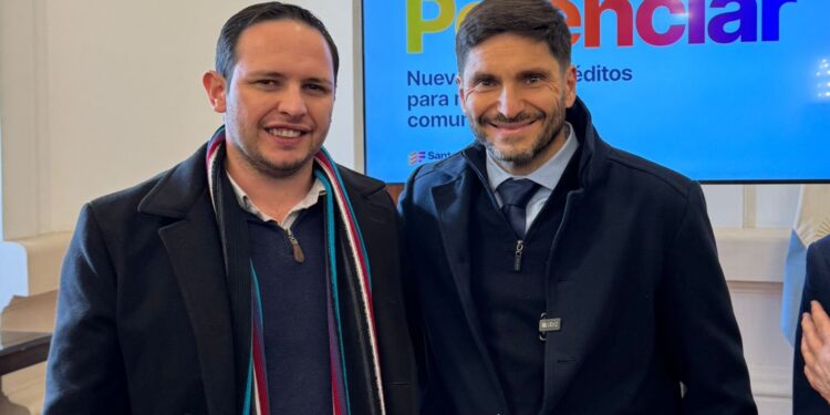 El INTENDENTE MAREGA ACOMPAÑO A PULLARO EN LA PRESENTACIÓN DEL PROGRAMA “POTENCIAR”: CRÉDITOS BLANDOS PARA FORTALECER A MUNICIPIOS.