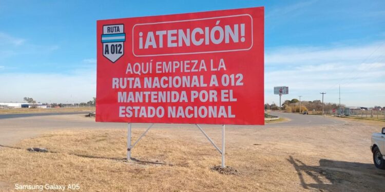 Rutas nacionales sin mantenimiento en la provincia: señalizan con carteles “por el estado catastrófico” en que se encuentran.