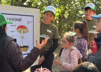 VILLA OCAMPO: MINI EXPLORADORES DE HONGOS EN “EL PINDÓ”.