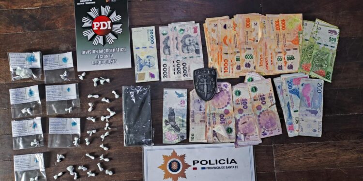 Pareja aprehendida en Reconquista con cocaína oculta en una bandolera.