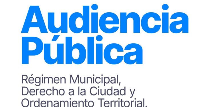 Ya está disponible el enlace de inscripción para la audiencia pública sobre los regímenes municipales.