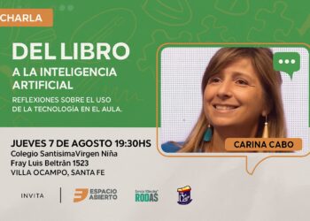 “Del libro a la inteligencia artificial”: charla abierta en Villa Ocampo con la Dra. Carina Cabo.