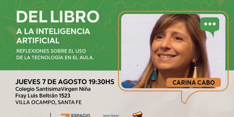 “Del libro a la inteligencia artificial”: charla abierta en Villa Ocampo con la Dra. Carina Cabo.