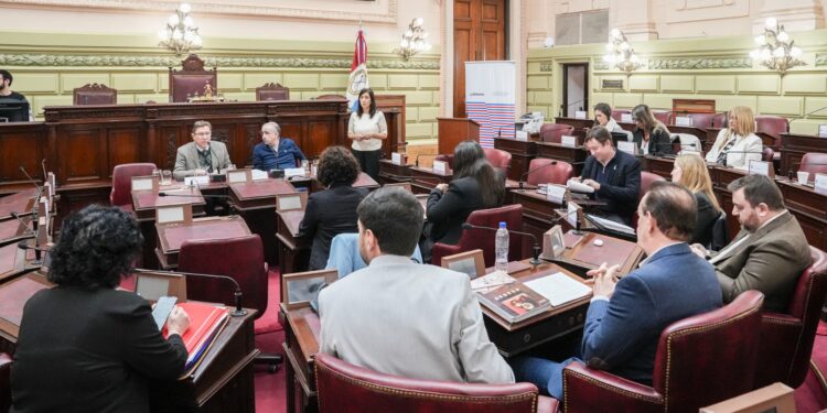 La Comisión de Poder Legislativo y Poder Ejecutivo recibió a expositores en la Cámara de Diputados.