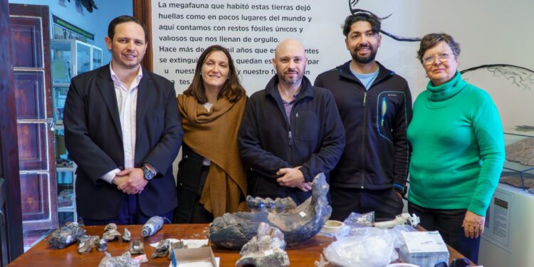 INVESTIGACIÓN CIENTÍFICA INTERNACIONAL EN LA SALA PALEONTOLÓGICA “ANTES GIGANTES” DE VILLA OCAMPO.