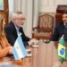Pullaro recibió al embajador de Brasil en la Argentina.