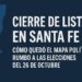 Cierre de listas en Santa Fe: cómo quedó el mapa político rumbo a las elecciones del 26 de octubre.