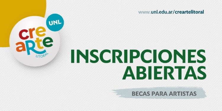 Continúa abierta la convocatoria a las Becas CreArte Litoral 2025 en el norte.