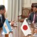 Pullaro recibió al embajador de Japón en Argentina.