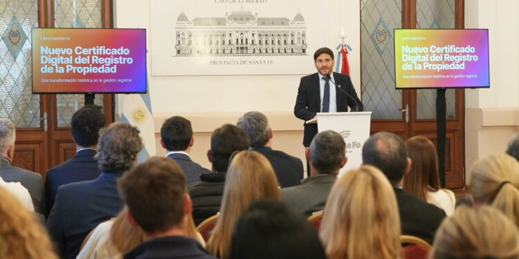 Menos burocracia: Santa Fe digitaliza completamente el Certificado del Registro de la Propiedad.