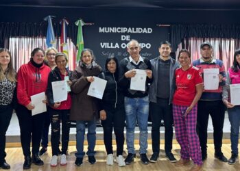 VILLA OCAMPO: ENTREGA DE 17 NUEVAS PENSIONES ASISTENCIALES.