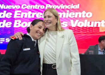 Scaglia: “Nuestros bomberos voluntarios tendrán las mejores instalaciones para capacitarse”.