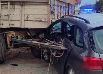  RECONQUISTA: ACCIDENTE DE TRÁNSITO CON DOS PERSONAS HOSPITALIZADAS.