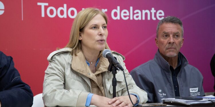 Temporal en la provincia: “Desde el primer momento el Estado provincial estuvo presente”, afirmó Scaglia.