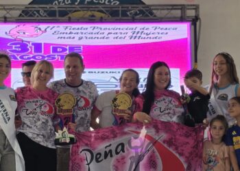 Villa Ocampo vivió la 11º Fiesta de Pesca Embarcada para Mujeres.