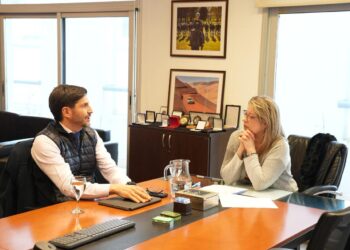 Pullaro se reunió con la secretaria de Seguridad Pública de Nación.