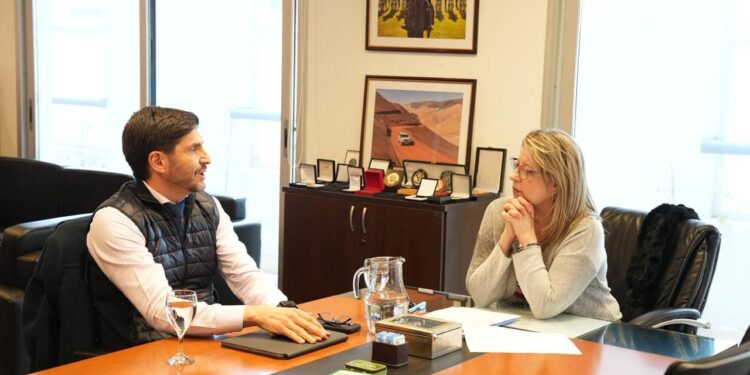 Pullaro se reunió con la secretaria de Seguridad Pública de Nación.