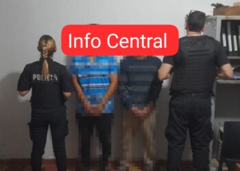 Dos aprehendidos por robo calificado en una escuela abandonada de Florencia.