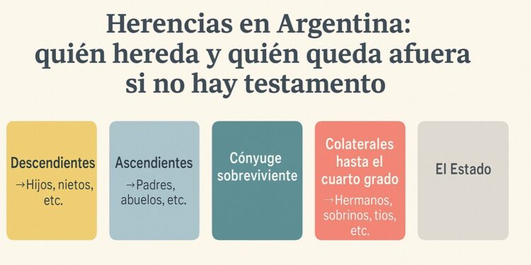 Adiós a la ley de Sucesiones en Argentina: cómo se reparte la herencia cuando no hay testamento y quiénes quedan fuera.