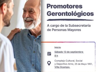 VILLA OCAMPO: SE REALIZA ESTE SÁBADO EL CURSO DE PROMOTORES GERONTOLÓGICOS.