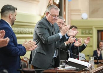 Historico: se realizó el acto de jura a la nueva Constitución de la Provincia de Santa Fe.