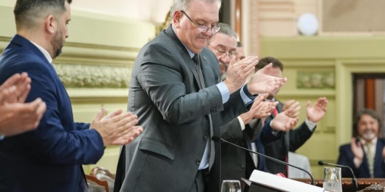 Historico: se realizó el acto de jura a la nueva Constitución de la Provincia de Santa Fe.