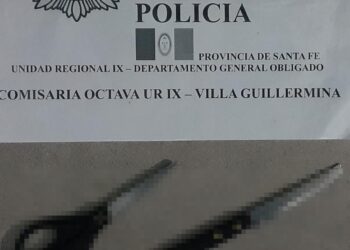 Amenazas con armas blancas y enfrentamiento con la policía en Villa Guillermina.