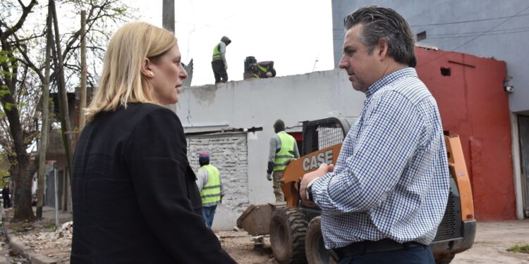 Scaglia: “Nuestra política de seguridad es derrumbar los búnkers de droga y que los delincuentes estén en la cárcel”.