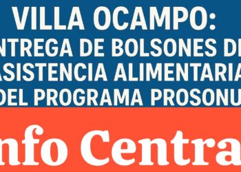 VILLA OCAMPO: ENTREGA DE BOLSONES DE ASISTENCIA ALIMENTARIA  DEL PROGRAMA PROSONU.