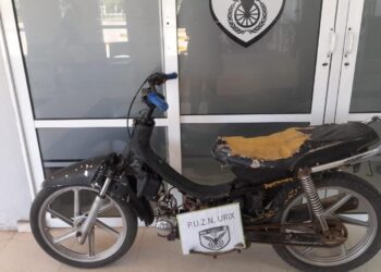 LAS TOSCAS: PATRULLA URBANA RECUPERÓ UNA MOTO ROBADA.