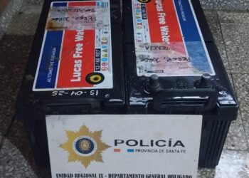 Villa Ocampo: detenido tras robar baterías de un camión estacionado.