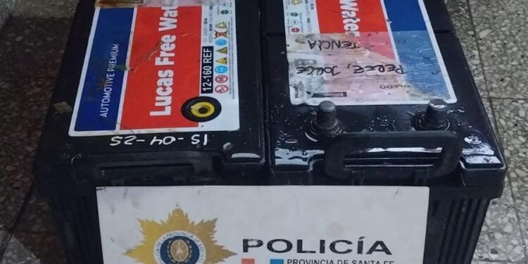 Villa Ocampo: detenido tras robar baterías de un camión estacionado.