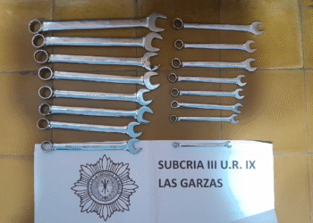 Las Garzas: Detuvieron a un joven por el hurto de herramientas