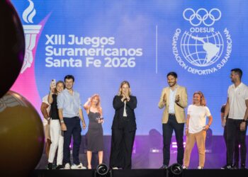 En Rosario, más de 35.000 personas encendieron la cuenta regresiva de los Juegos Suramericanos 2026.