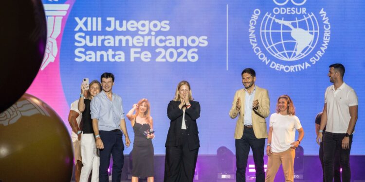 En Rosario, más de 35.000 personas encendieron la cuenta regresiva de los Juegos Suramericanos 2026.