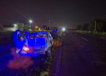 LAS TOSCAS: CHOQUE CON UN CABALLO EN RUTA NACIONAL 11.