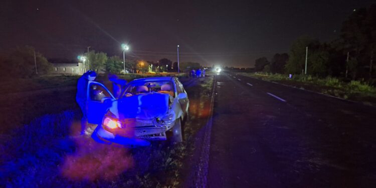 LAS TOSCAS: CHOQUE CON UN CABALLO EN RUTA NACIONAL 11.