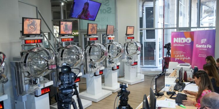 Créditos Nido: Comenzó el 15° sorteo del que participan más de 42 mil santafesinos.