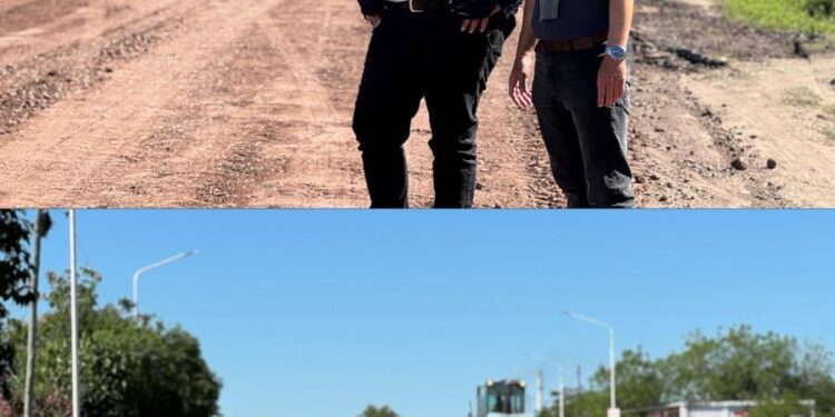 NUEVA CALLE RIPIADA EN VILLA OCAMPO.